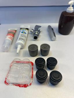 Rubber Chair Tips, Silicone White Caulk, Wahl Nose Trimmer, Etc