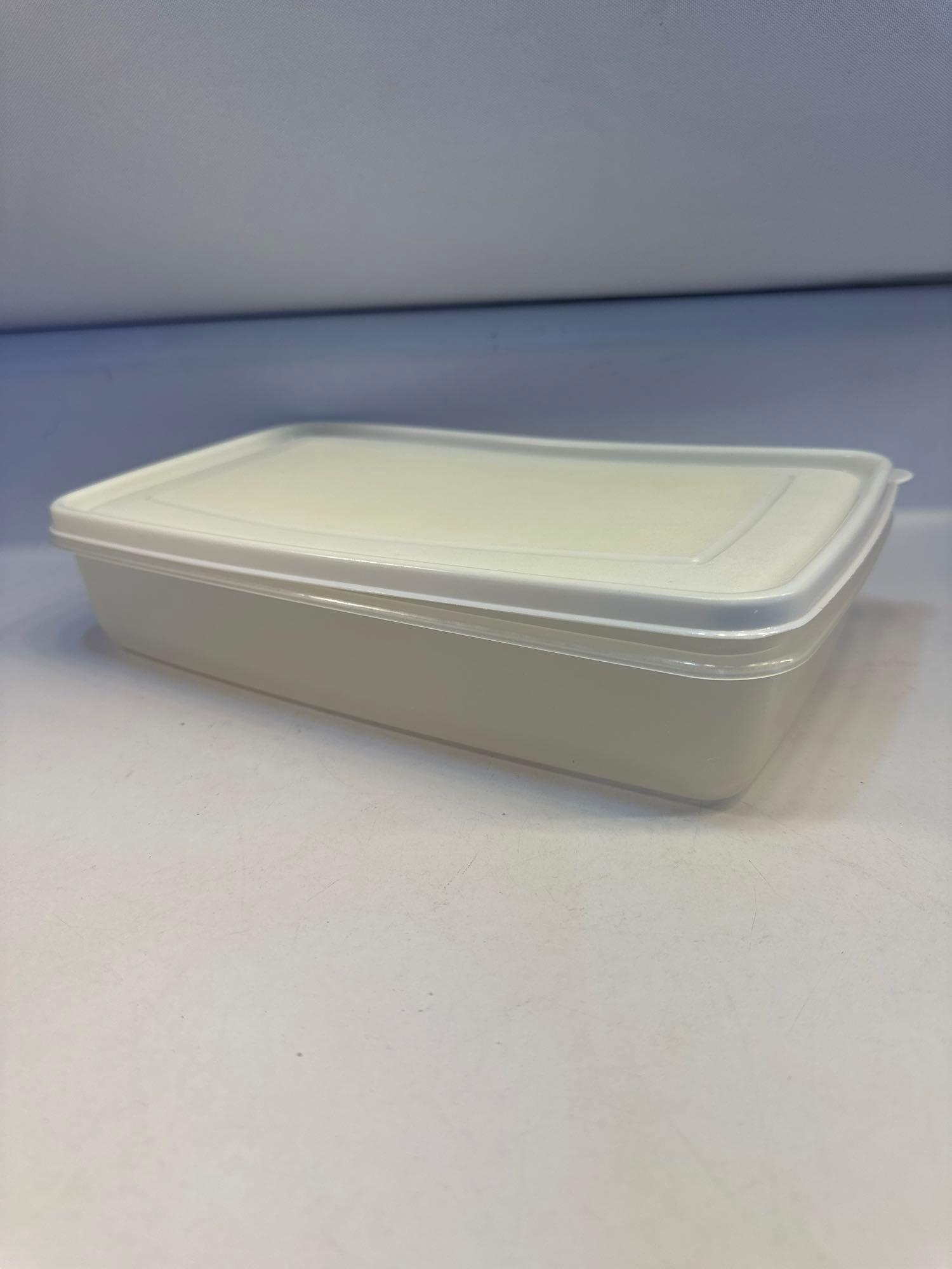 2 Round Plastic Containers With Lids, 2 Plastic Containers With Lids, Tupperware Plastic Container,