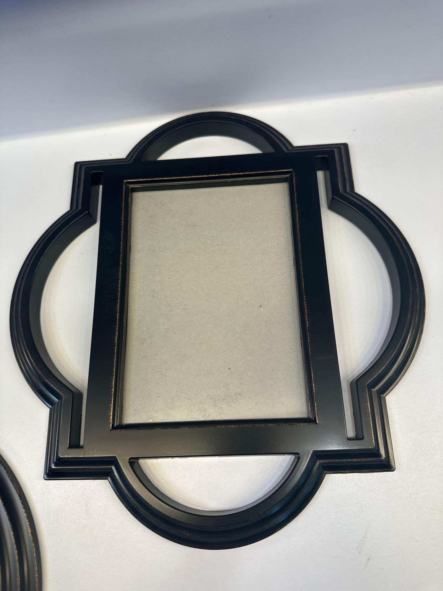 3 Pc Plastic Picture Wall Frames / 1 is Missing Glass