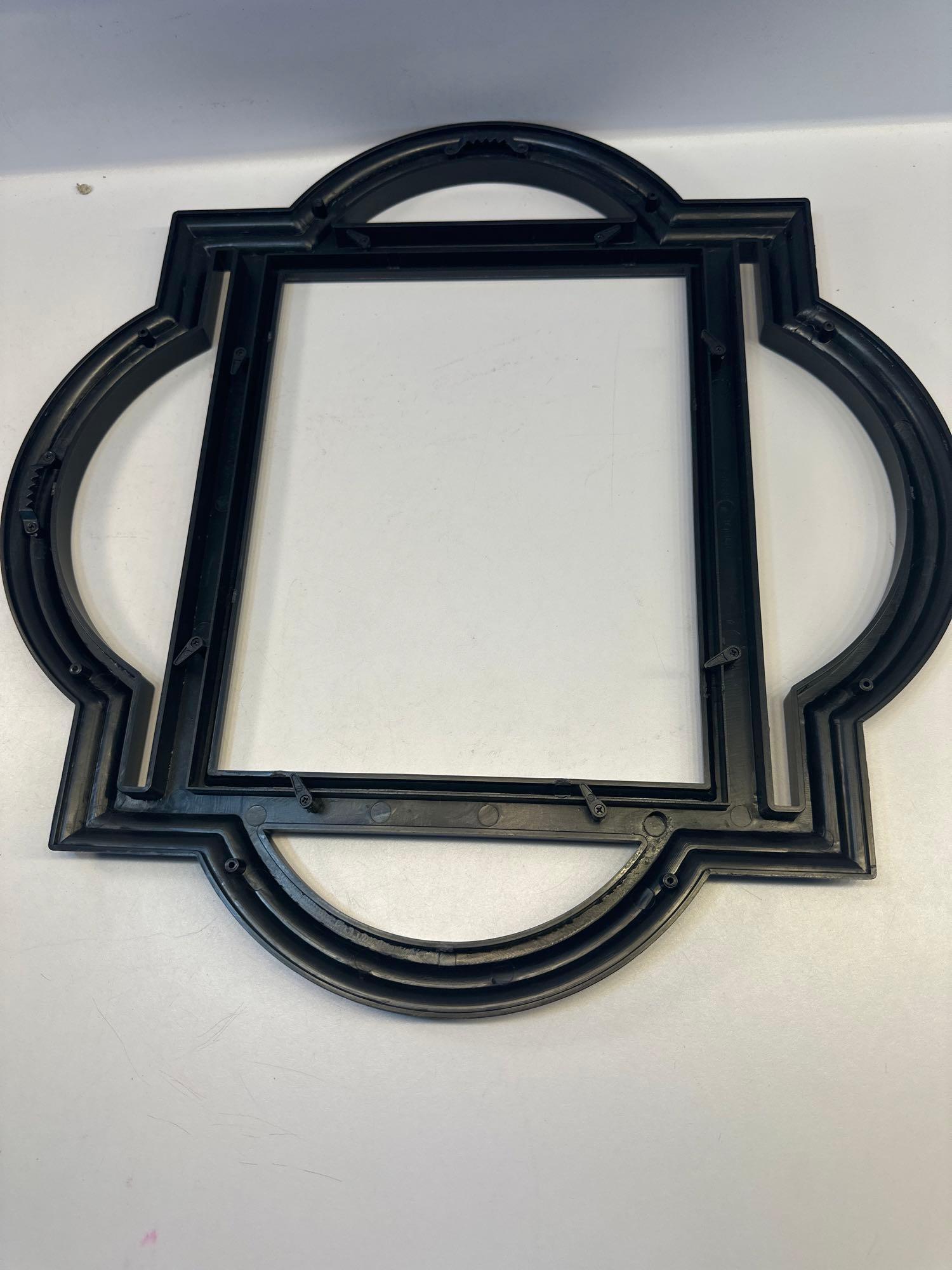 3 Pc Plastic Picture Wall Frames / 1 is Missing Glass