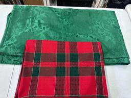 2 Christmas Tablecloths