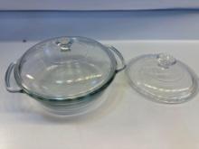 Anchor Ovenware 15 Qt Glass Casserole Dish With Lid