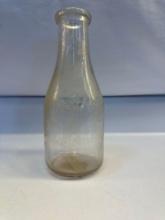 Vintage Glass Milk Dairy Bottle