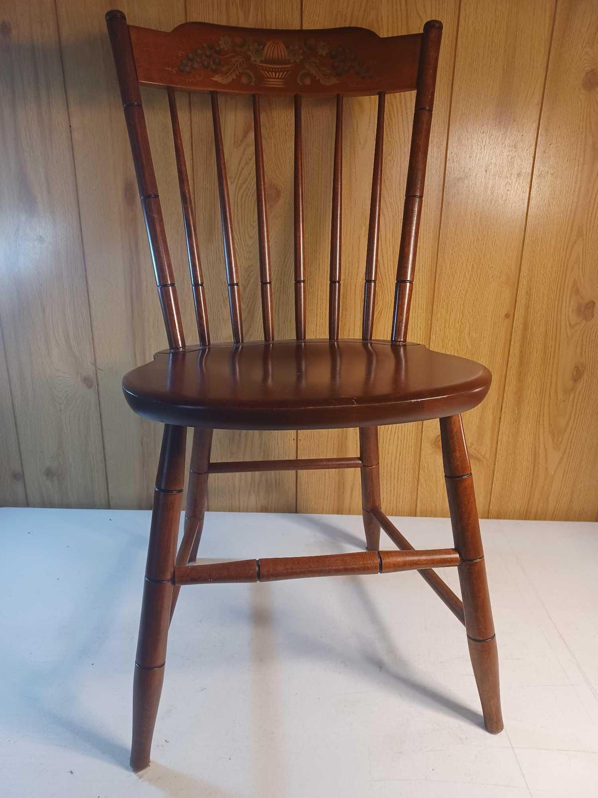 L. Hitchcock Spindle Back Side Chair