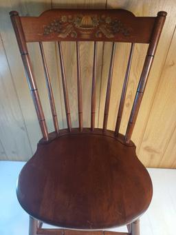 L. Hitchcock Spindle Back Side Chair