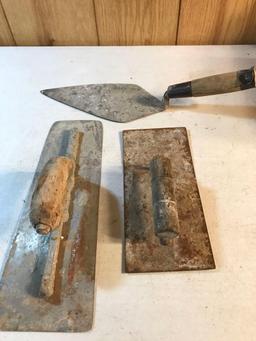 3 Wood Handle Mason Tools