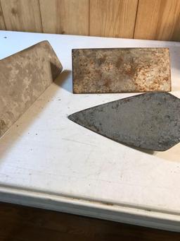 3 Wood Handle Mason Tools