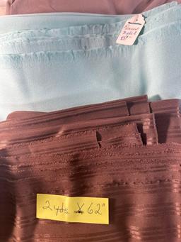 Light Weight Poly/ Poly Blend Fabric Pieces