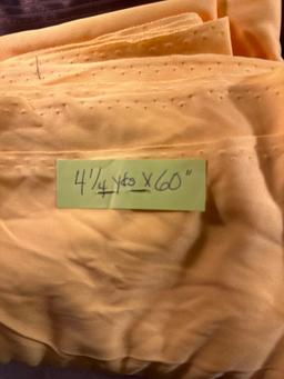 Light Weight Poly/ Poly Blend Fabric Pieces