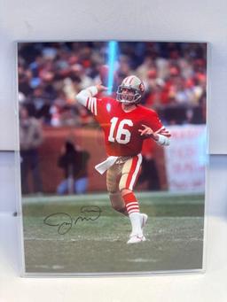 Joe Montana Signed Photo With Certificate Of Authenticity