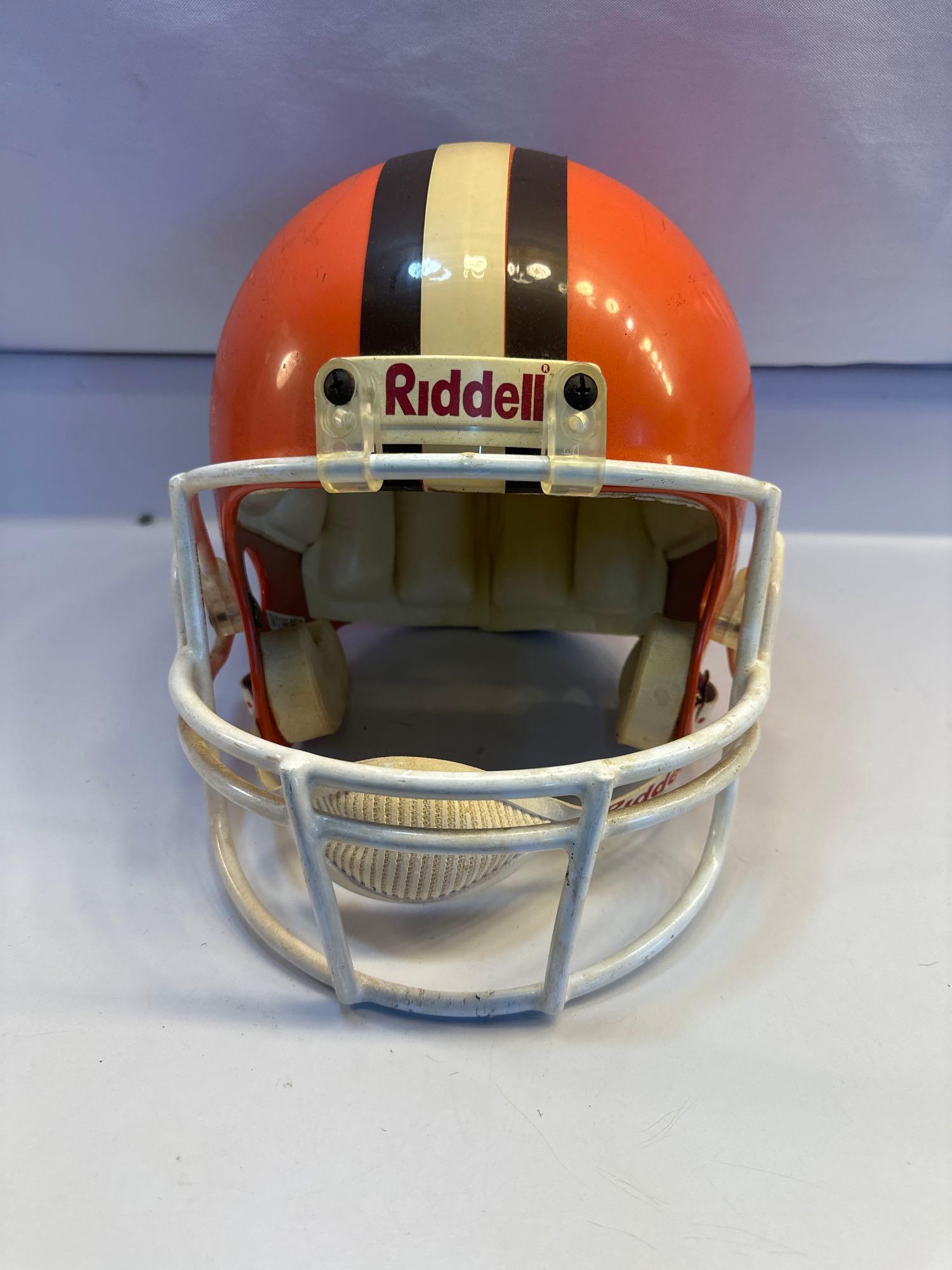 Riddell Cleveland Browns Replica Display Only Full Size Football Helmet