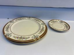 2 Gorham Fine China Plates / 1 Gorham Fine Chine Dessert Plate