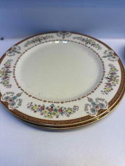 2 Gorham Fine China Plates / 1 Gorham Fine Chine Dessert Plate