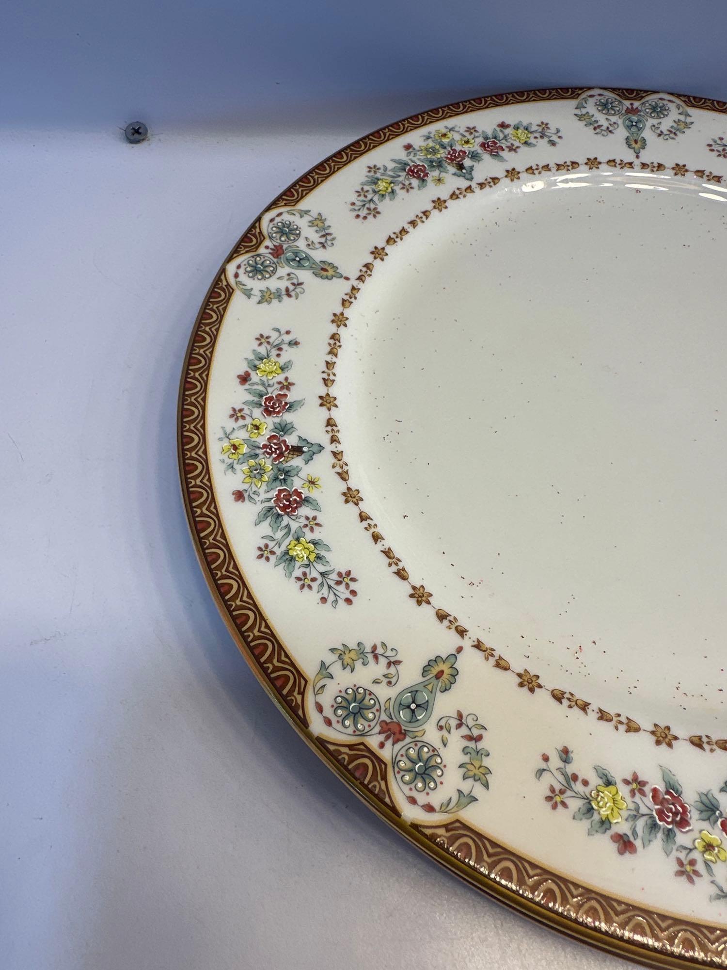 2 Gorham Fine China Plates / 1 Gorham Fine Chine Dessert Plate