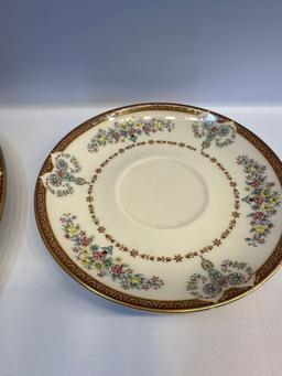 2 Gorham Fine China Plates / 1 Gorham Fine Chine Dessert Plate