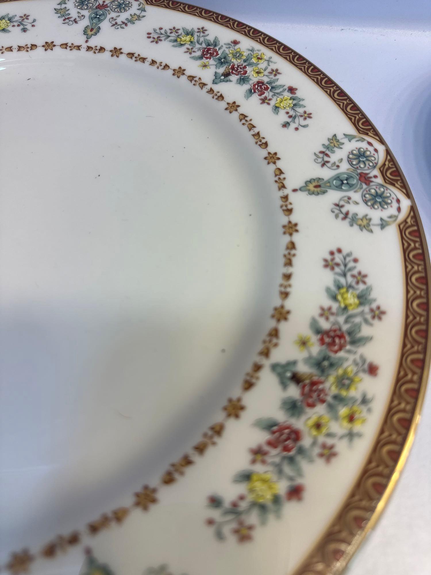 2 Gorham Fine China Plates / 1 Gorham Fine Chine Dessert Plate