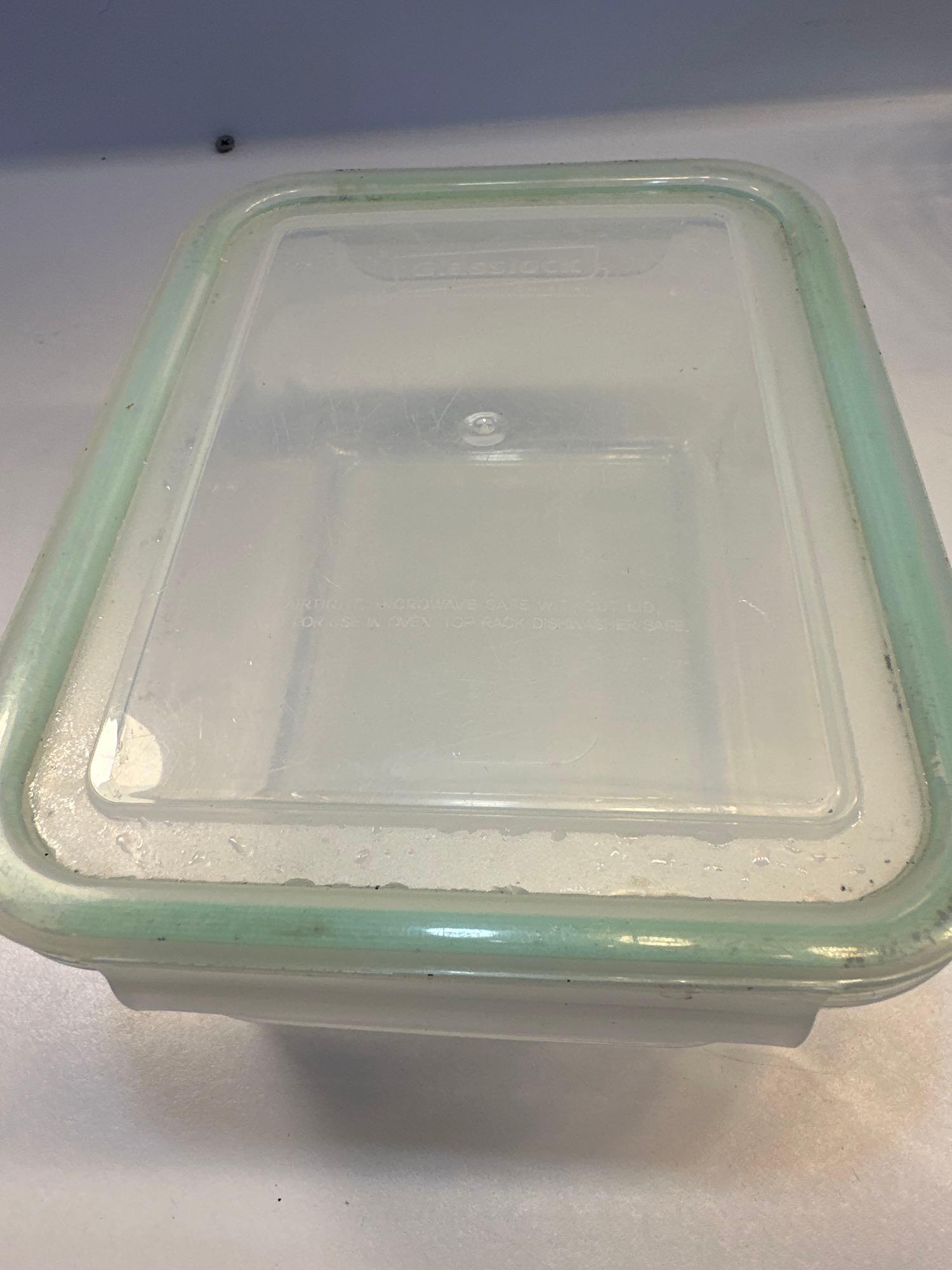 Set of 3 Glass Oven Safe Bowls With Glasslock Lids