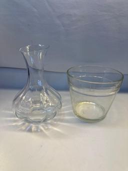 Decorative Glass Pitcher/ Glass Planter