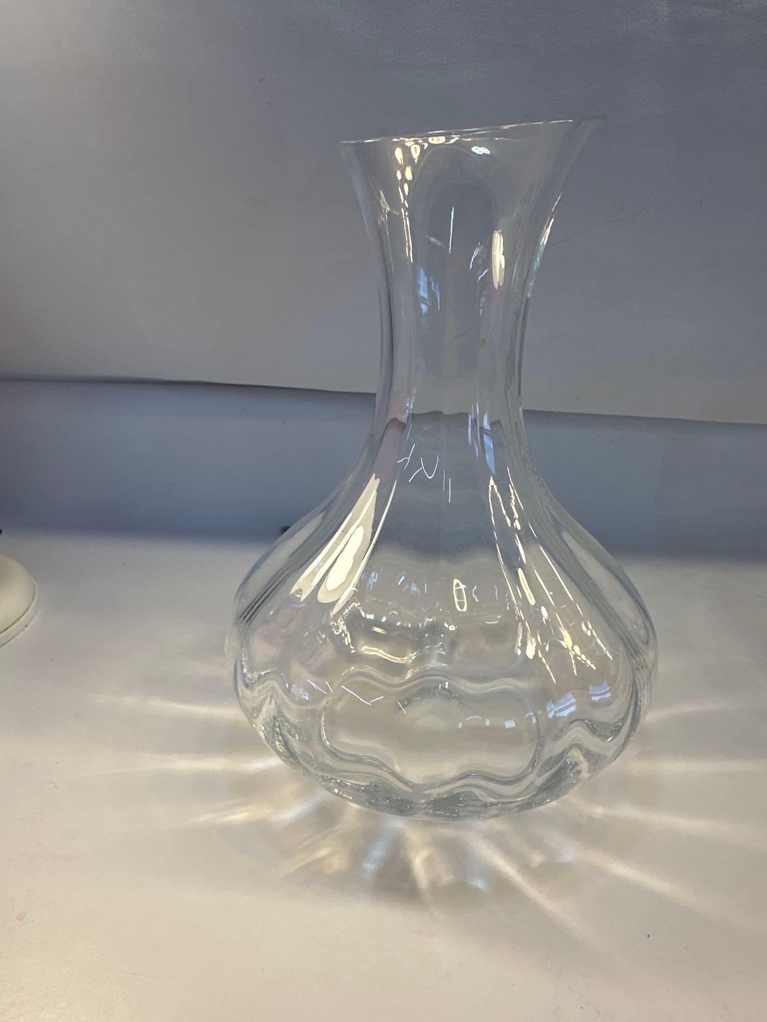 Decorative Glass Pitcher/ Glass Planter