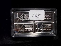 One Ounce Silver Bar In Air Tite Caosule