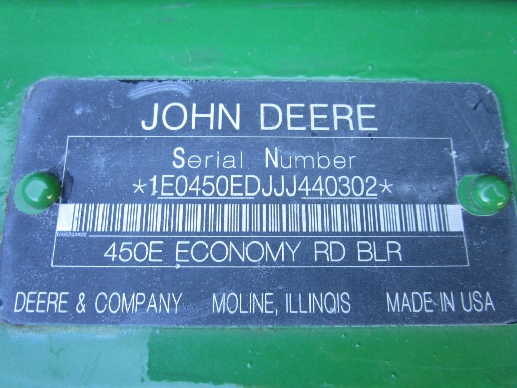 2018 John Deere 450E Baler