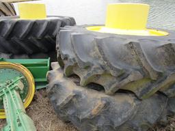 42" JD Combine Staddle Duals w/ Spacer Kit