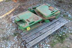 (12) JD Weights w/ (1) JD Bracket