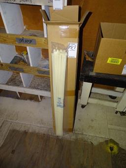 36” ZIP TIES  1 BOX