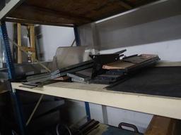 STORAGE BINS NEON GLASS SHELF PARTS & MACHINE X1