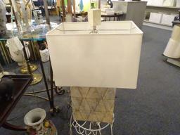 MOTHER OF PEARL LAMP  RETAIL $470