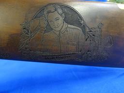 HARTFORD OKLAHOMA CENTENNIAL .45 COLT LEVER ACTION RIFLE W/COMMEMORATIVE CASE & KNIFE S/N# AM185689