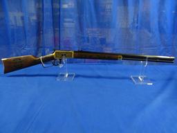 HARTFORD OKLAHOMA CENTENNIAL .45 COLT LEVER ACTION RIFLE W/COMMEMORATIVE CASE & KNIFE S/N# AM185689