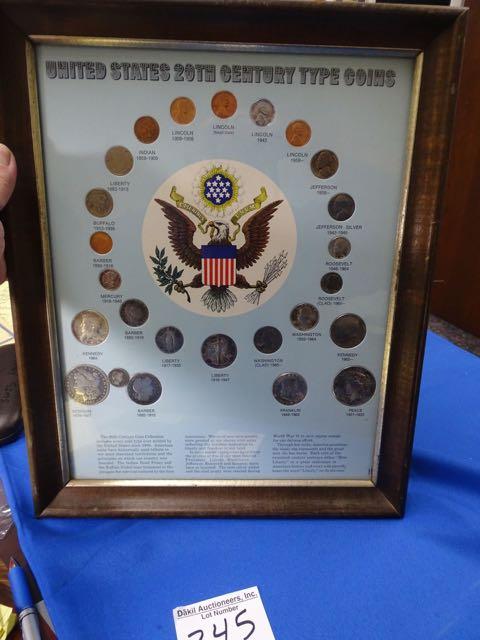 US 20 CENTURY SET OF COINS