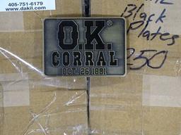 OK CORRAL OCT 26, 1881 PLATES APPX 250