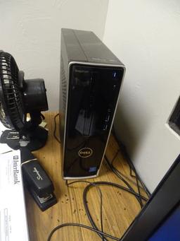 DELL COMPUTER W/KEYBOARD, MOUSE & HP PRINTER