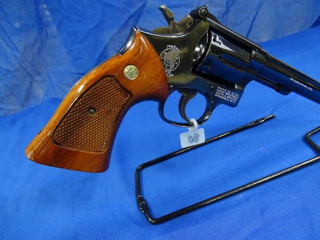 SMITH & WESSON, MODEL 14-4, 38 SPECIAL, 6" BARREL, SERIAL NUMBER: 76K8122, 1977