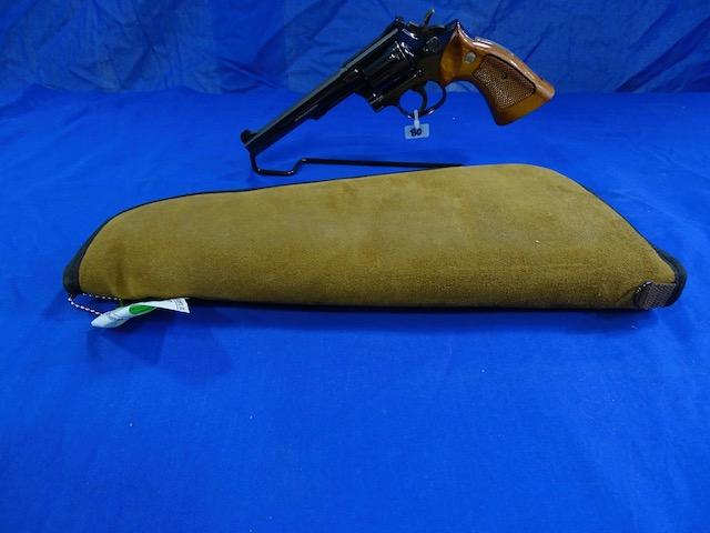 SMITH & WESSON, MODEL 14-4, 38 SPECIAL, 6" BARREL, SERIAL NUMBER: 76K8122, 1977