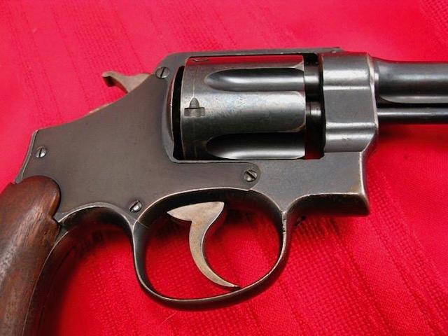 SMITH & WESSON MODEL 1917 US ARMY 45 ACP, MFG. 1918, SERIAL NO: 118997, WITH LANYARD AND HOLSTER,
