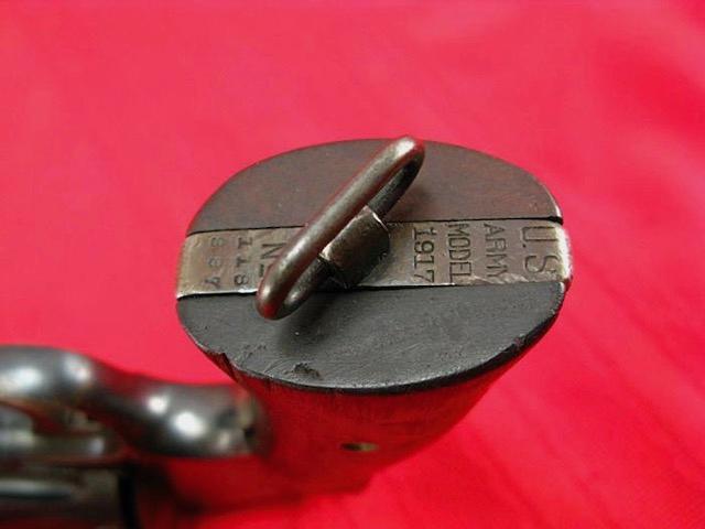 SMITH & WESSON MODEL 1917 US ARMY 45 ACP, MFG. 1918, SERIAL NO: 118997, WITH LANYARD AND HOLSTER,