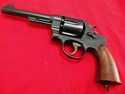 SMITH & WESSON MODEL 1917 US ARMY 45 ACP, MFG. 1918, SERIAL NO: 118997, WITH LANYARD AND HOLSTER,