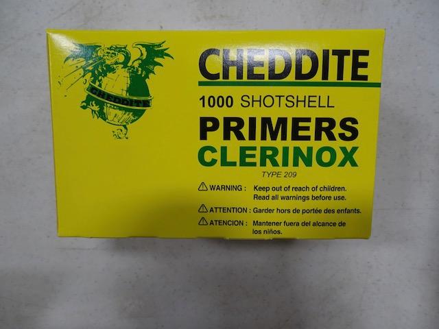 CHEDDITE  TYPE 209  SHOTSHELL  PRIMERS  1000/BOX
