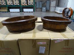 NEW ROYOLA PACIFIC OVALWASH BASIN 2 PCS/BOX (X19)