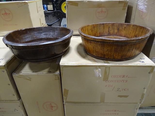 NEW ROYOLA PACIFIC LARGE ROUND WASH BASIN (X9)