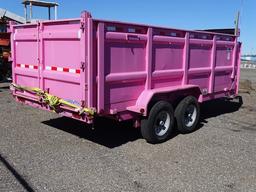 2017 FABRIQUE LOAD KING 16' DUMP TRAILER
