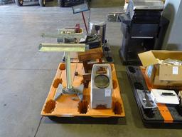 TEN SEAL MACHINE, SALTER BRECKNEIL WEIGH SCALE 400LB X 0.5LB ON CART