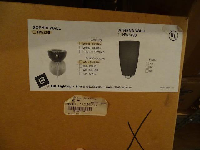 ASSORTED SCONCE LIGHTS & FIXTURES (X12)