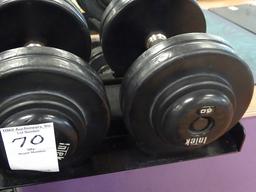 50LB DUMBBELLS (X2)