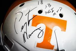 Tennessee Helmet autographed by Peyton Manning