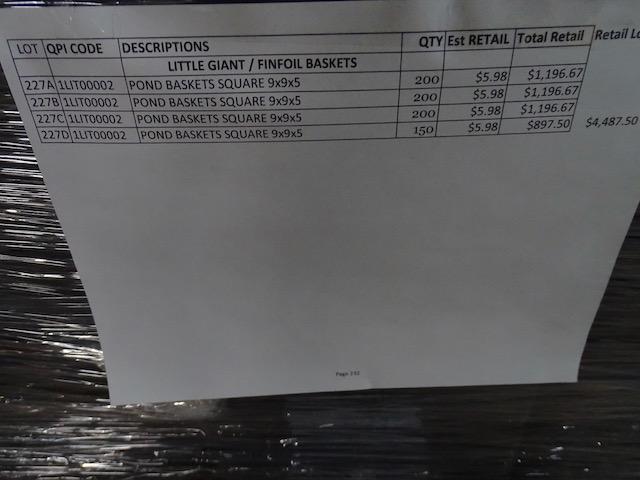 LITTLE GIANT / FINFOIL BASKETS