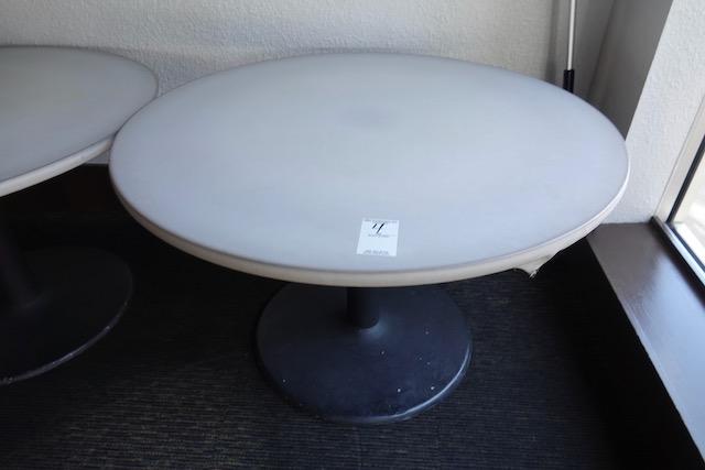44” ROUND TABLE W/BASE (X2)